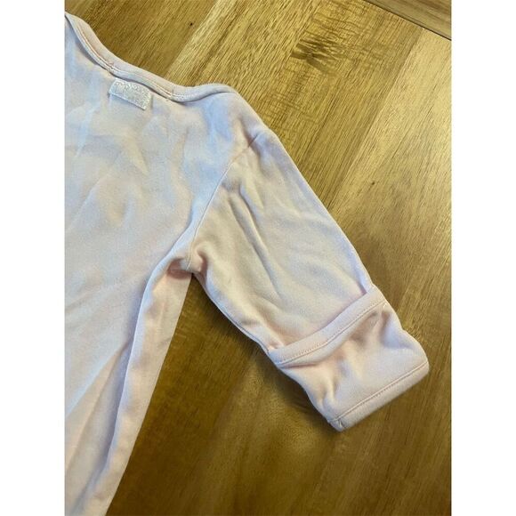 Janie and Jack Baby Sleep Gown Pink Embroidered Bear 0-3 Months - Picture 5 of 6